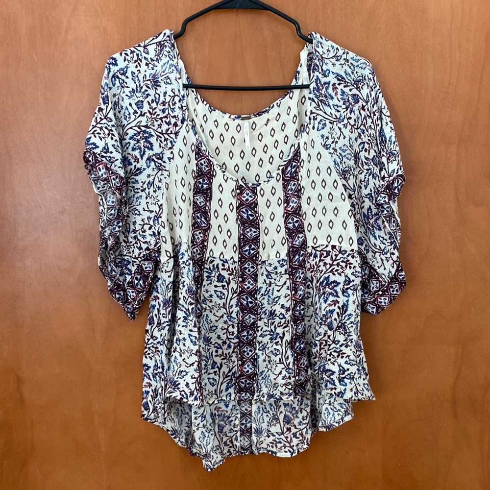 Free people flowy boho top